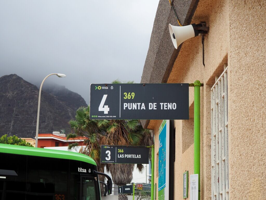 Parada autobús 369. Estación de guaguas