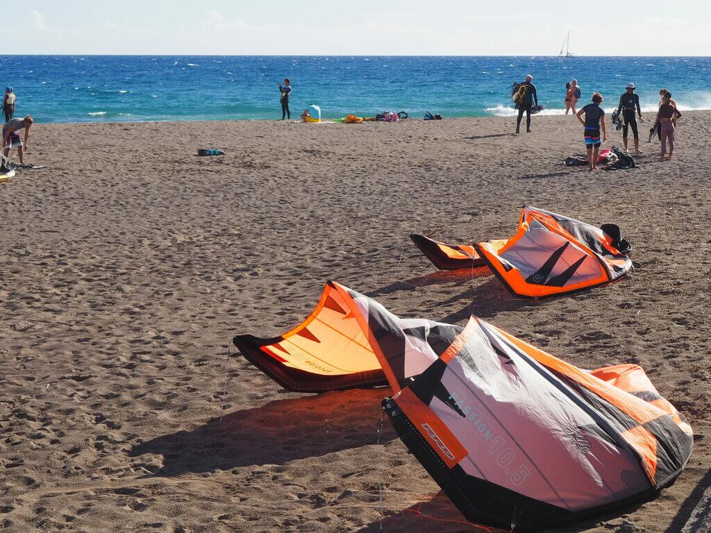 Kitesurf en La Tejita