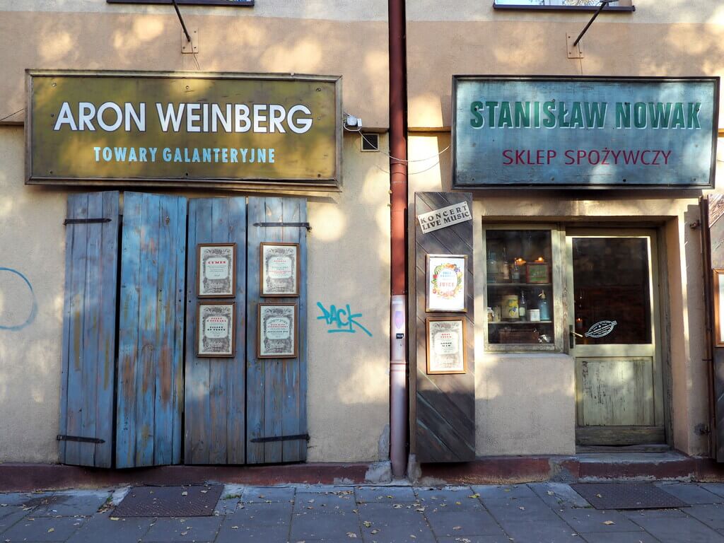Antiguas tiendas judías de la calle Szeroka