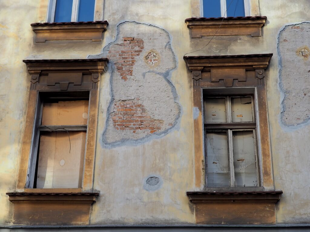 Edificio de la Segunda Guerra Mundial en Kazimierz