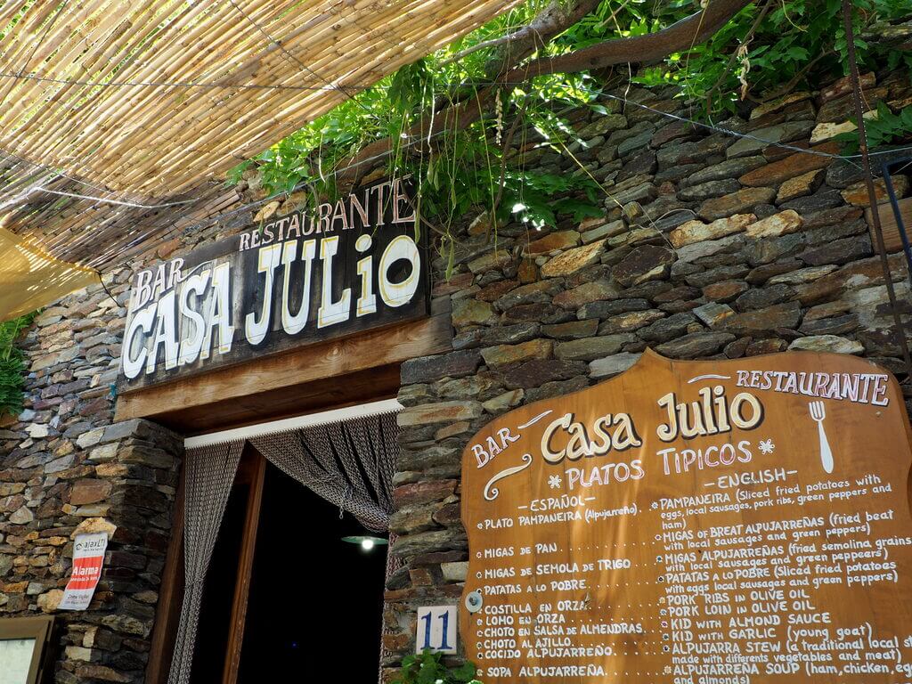 restaurantes donde comer en la Alpujarra