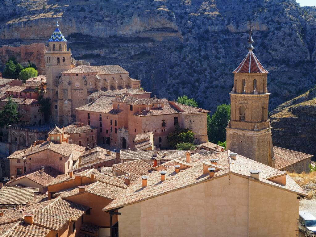 Casco histórico de Albarracín desde las murallas