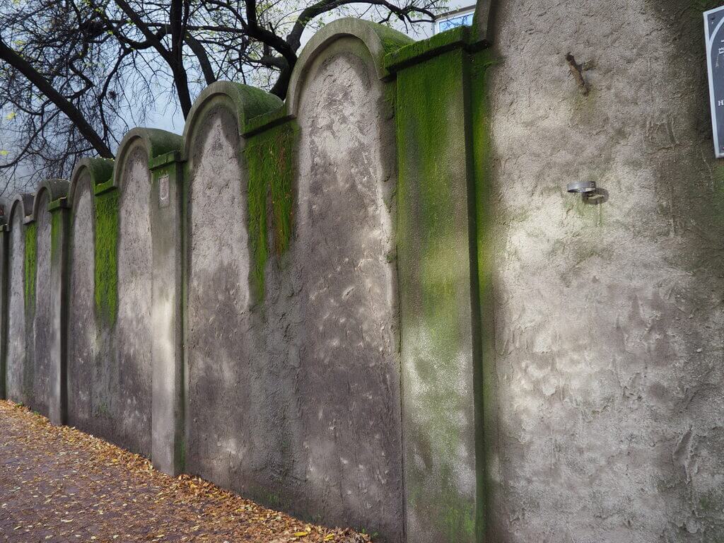 Muro del gueto judío de Cracovia