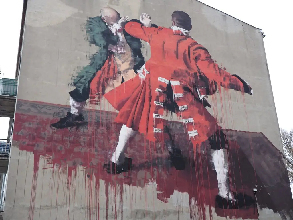 Mural Warsaw Fight Club