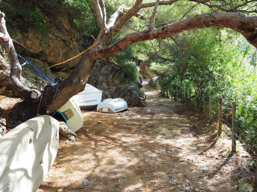 Camino que conduce a Cala Deià