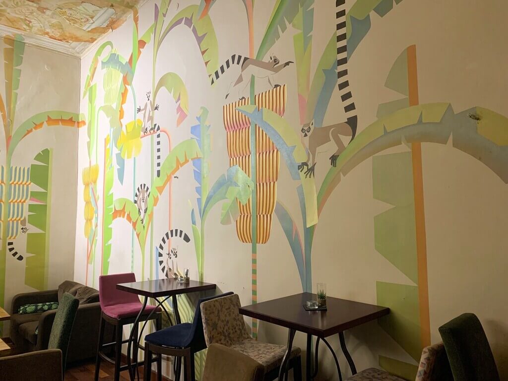 Interior Café Botánica