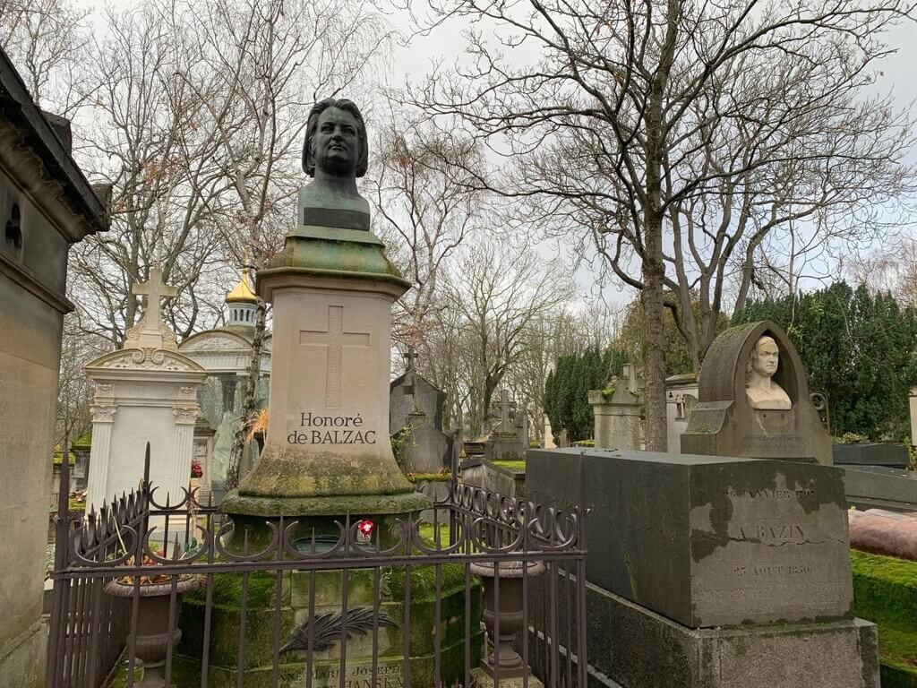 Balzac en el Cementerio Père - Lachaise