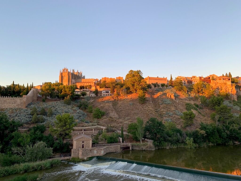 La judería de Toledo desde el Mirador del Puente de San Martín