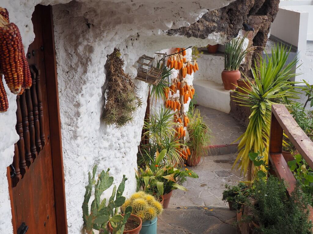 Una casa cueva de Artenara