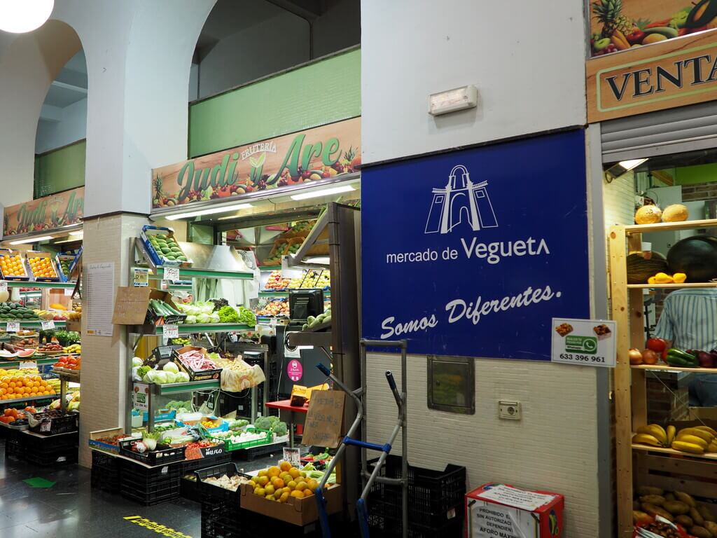 Uno de los puestos del Mercado de Vegueta