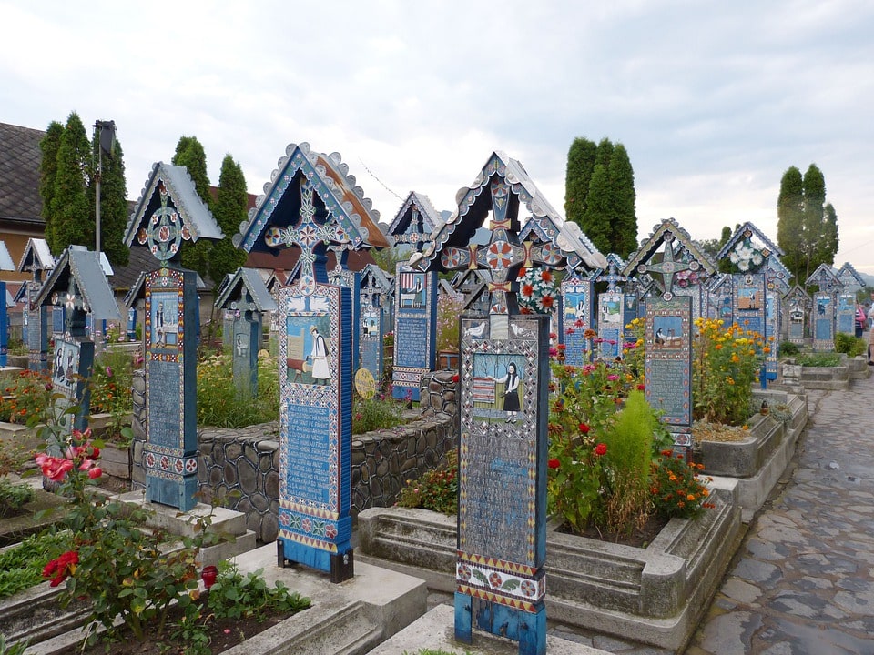 Vista general Cementerio de Sapanta
