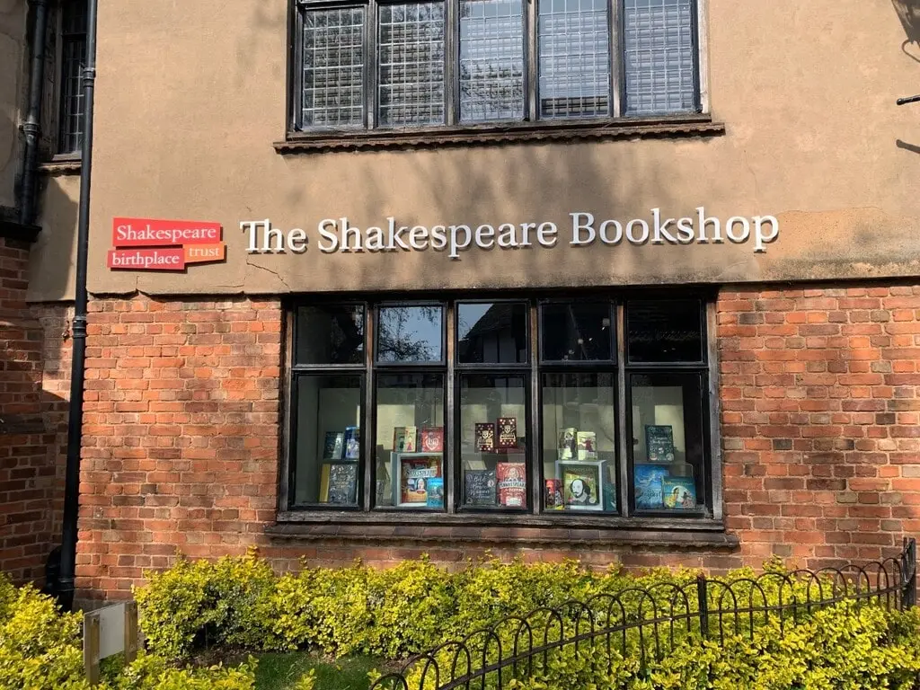Librería de la casa natal de Shakespeare