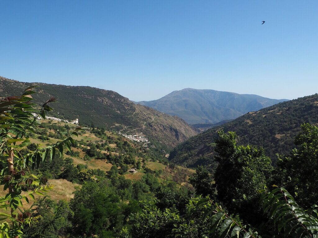 El Barranco de Poqueira desde Capileira